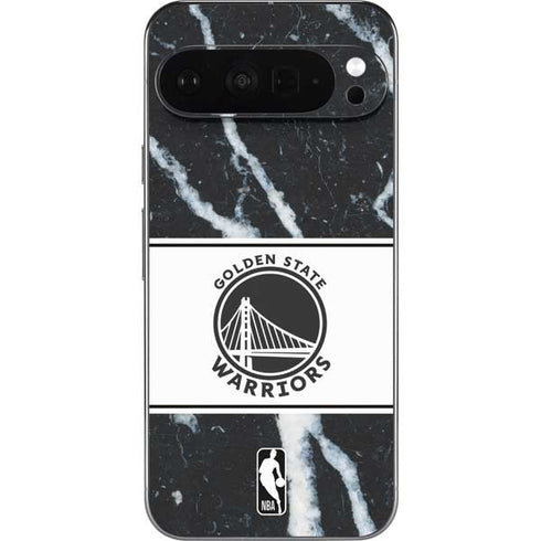 NBA Golden State Warriors Marble Pixel 9 Pro XL Skin